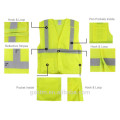 ANSI 107 malla de alta visibilidad gracioso reflexivo alta visibilidad chaleco de seguridad ingeniero Hola Vis Workwear Jacket